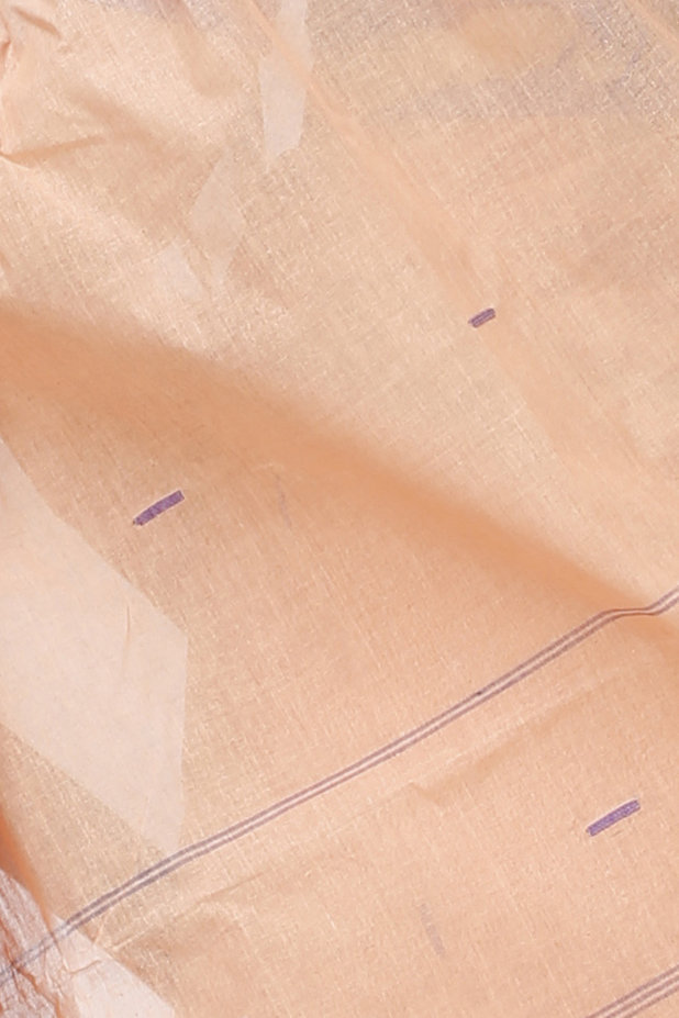 Light White Pure Cotton Gaela Tant Saree (923)